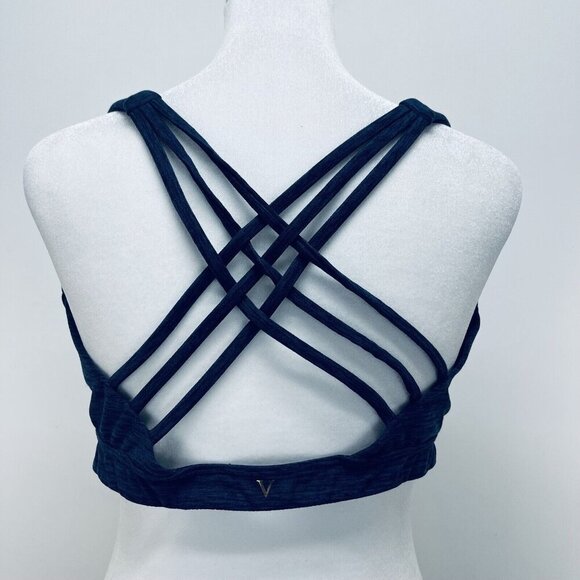 Victorias Secret Sports Bra Size XL Women’s Lightly Lined Logo Blue - Picture 8 of 8